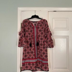 Simply southern dress with quarter length sleeves